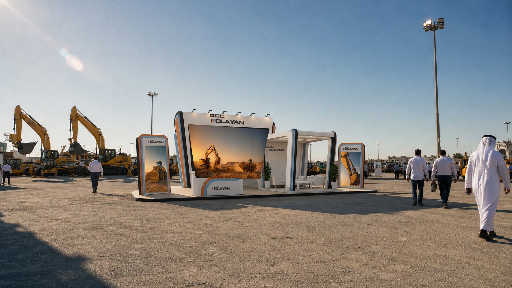 Heavy Equipment Outdoor Stand